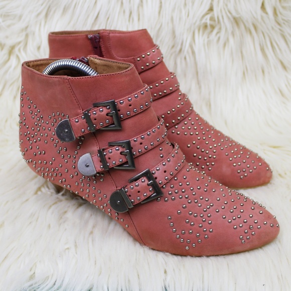 Jeffrey Campbell Shoes - Jeffrey Campbell Starburst Pink Leather Booties 9